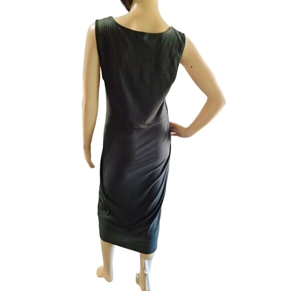 Derek Heart Womens Black Ribbed Cutout Knot Dress Size XL - Picture 8 of 10